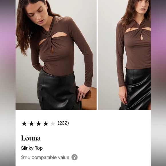 Louna Slinky Top Size small - Picture 3 of 5